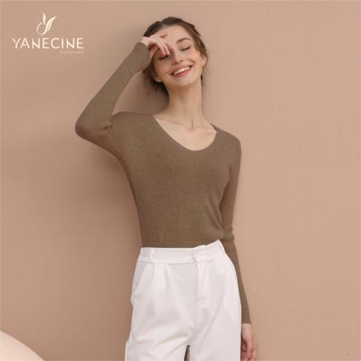 YANECINE100%女款羊绒系列｜基础百搭，柔软、保暖、不扎身 商品图2