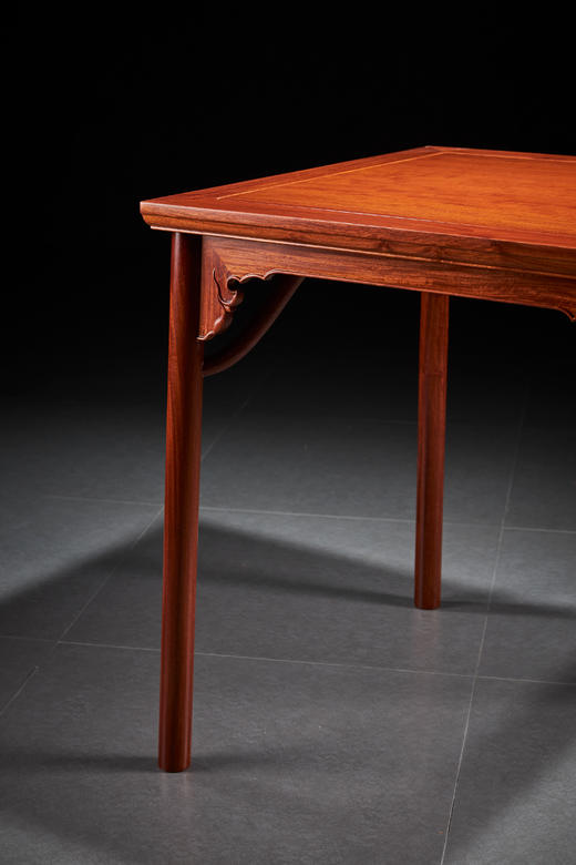 红桥红  家具严选  缅甸花梨（大果紫檀）【小棋桌】 商品图1