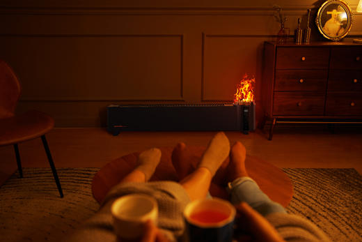 艾美特冬日焰火踢脚线石墨烯高端地暖家用取暖器省电实用 商品图4