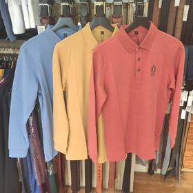 男反领长袖T20111