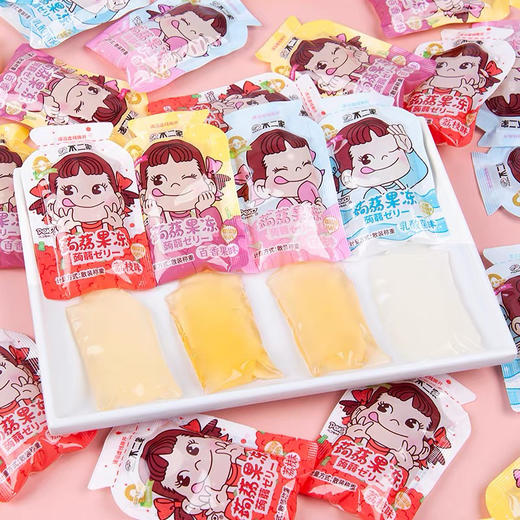 不二家蒟蒻果冻120g儿童零食冰镇果冻独立包装 商品图3