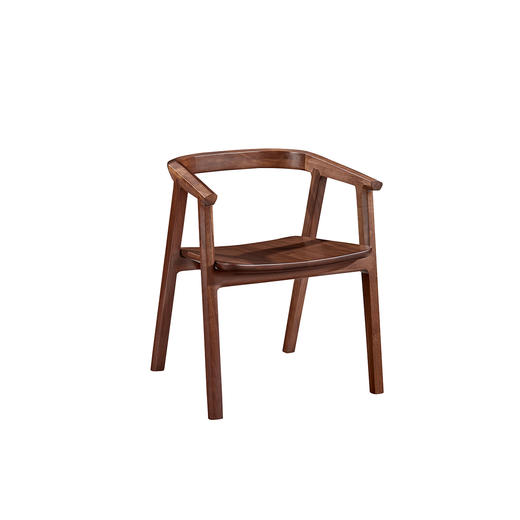 【现代风-CY512餐椅】现代风/书房家具/FAS级北美黑胡桃木  /茶椅客 商品图1