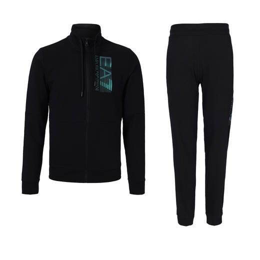 Armani EA7运动系列 男士拉链开合弹棉运动休闲套装 10905 商品图0