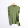羊毛德绒半高领发热打底衫女士秋冬季春款磨毛蓄热打底修身长袖 商品缩略图8