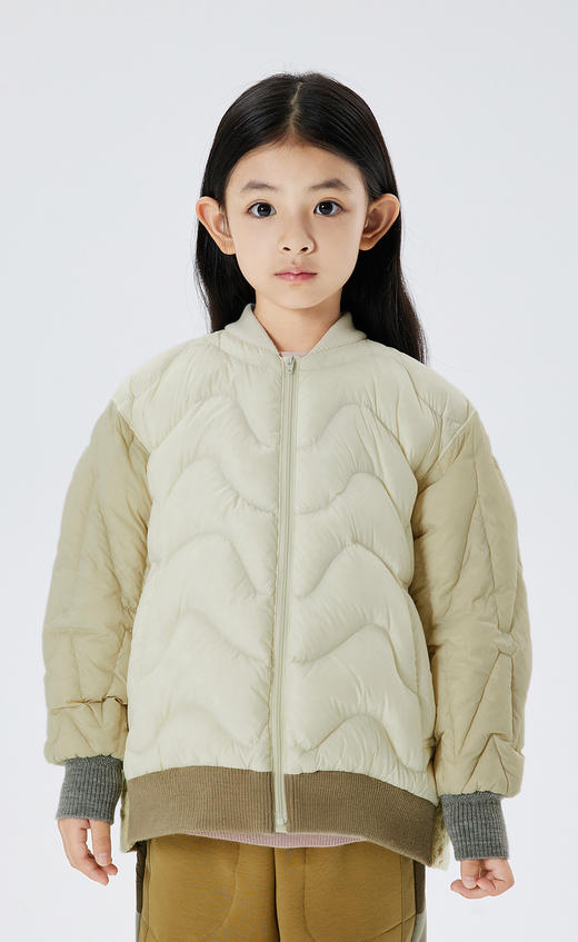 JNBY  22年冬款  男女童短裤撞色羽绒服  1MAC10520 商品图9