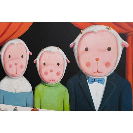 三口之家-杨媛媛版画 商品图1