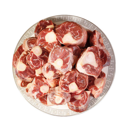 【原切】恒都 带骨羊腿切块500g*2 内蒙草原散养羊腿肉 原切精修切块省心装 商品图3