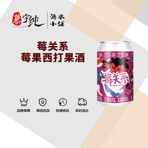 莓关系莓果西打果酒 商品图0
