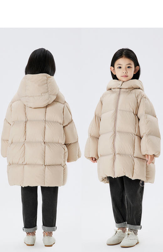 JNBY   22年冬款  长款H型羽绒服 1MAC10830 商品图7