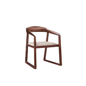 【现代风-CY411书椅】现代风 /书房/FAS级北美黑胡桃木/实木书椅