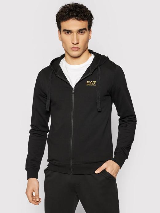 Armani EA7运动系列 男士拉链开合弹棉连帽卫衣外套 10907 商品图0