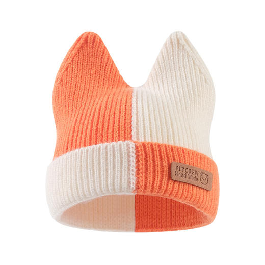 「10款配色！毛儿拼色针织帽」秋冬款可爱儿童毛线针织帽女 男宝宝套头帽包头童装新生儿保暖帽 商品图4