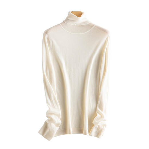 本季刚需丨【高领】100%超细羊毛，新澳集团授权 当季限定色羊毛打底衫 商品图4