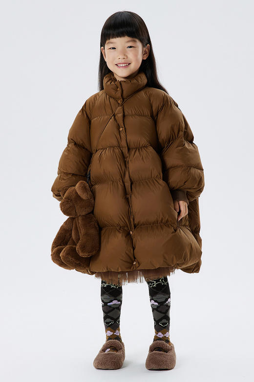 JNBY 22年冬款  长款A型宽松版羽绒服  1MAC10820 商品图0