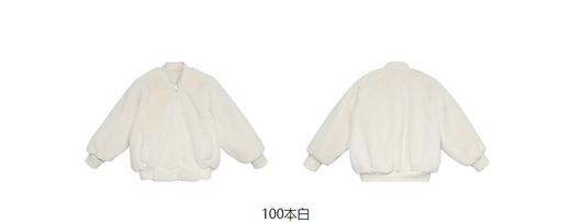 JNBY  22年冬款  亲肤柔软环保材质仿皮草外套  1MAA10330 商品图14