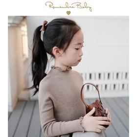 现货 / NEW TOUCH | 可可色 亲子款 无缝技术 康赛妮品牌纱线制 85%棉15%羊绒 超舒适无压力打底上衣