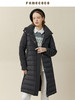 Famecoco范可儿中长款轻薄羽绒服女款帽衫减龄时尚外套F228AH005 商品缩略图2