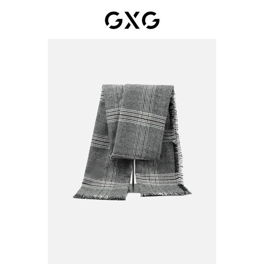 GXG奥莱 2021年围巾男士秋冬季保暖加厚韩版高端高档情侣男式围脖潮男 商品图0