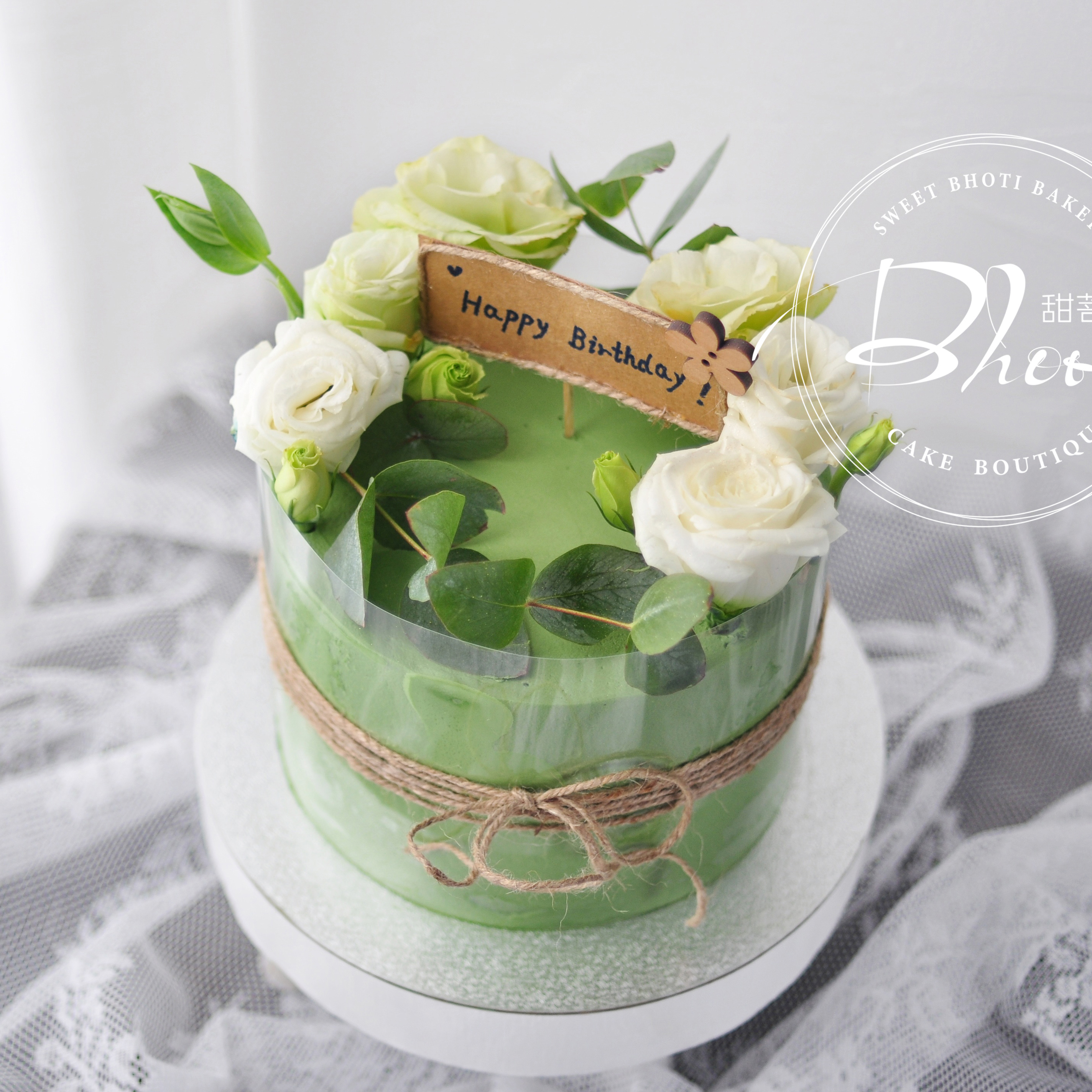 动物性淡奶油系列（彼岸主题）英国进口纯动物奶油生日蛋糕0019【加高款】