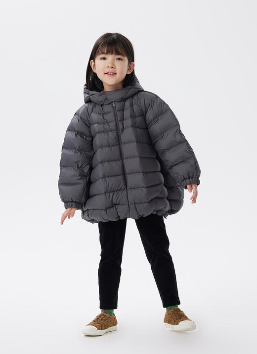 JNBY  22年冬款  宽松版中长款羽绒服  1MAC10580 商品图11