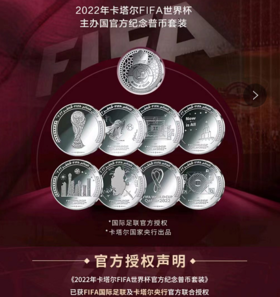 2022 卡塔尔FIFA世界杯™ 主办国官方纪念普币套装