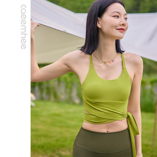 卡益裸感磨毛瑜伽服背心KU04119 商品图7