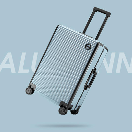 旅漫/Alumann 行李箱铝框TSA锁拉杆箱A-9711k 商品图6