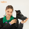 【春节不打烊】Safiya/索菲娅 新潮IP玩趣可拆卸扣饰厚底系带休闲厚底马丁靴 SF24116177 商品缩略图5