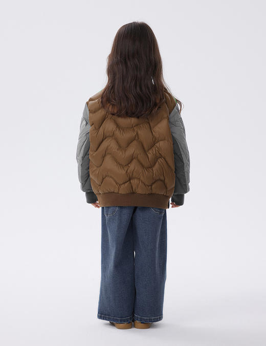 JNBY  22年冬款  男女童短裤撞色羽绒服  1MAC10520 商品图5