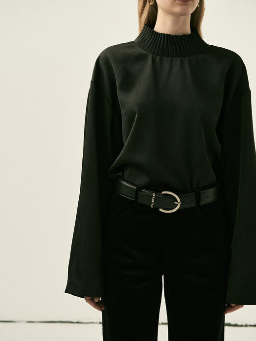 Viktoria Chan | AW22047 Kira blouse  [长袖衬衫 黑 / 白 ] 商品图2