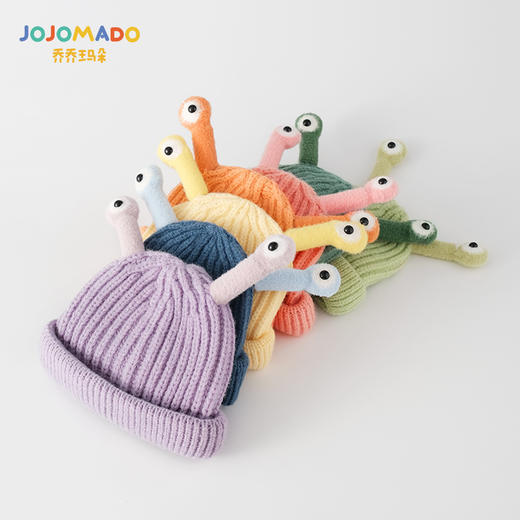 「9款配色！秋冬新款」韩版卡通小触角毛线针织帽 保暖可爱儿童帽子宝宝帽子童装 商品图2