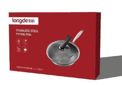 【团购展示】龙的悦享系列不锈钢炒锅LD-CG600 商品图0