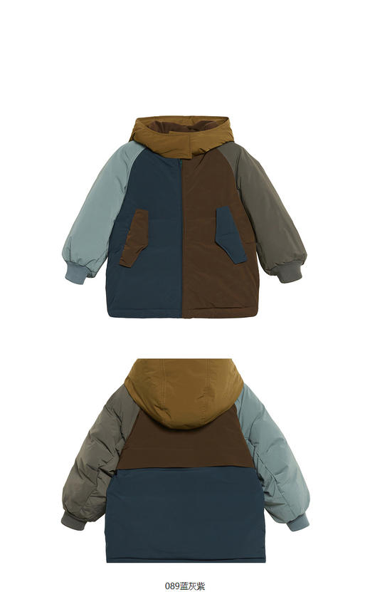 JNBY  22年  宝贝必备拼接色长裤羽绒服   1MAC10550 商品图7