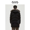 GXG男装 2022年极简系列黑色羽绒服冬季新品 商品缩略图3