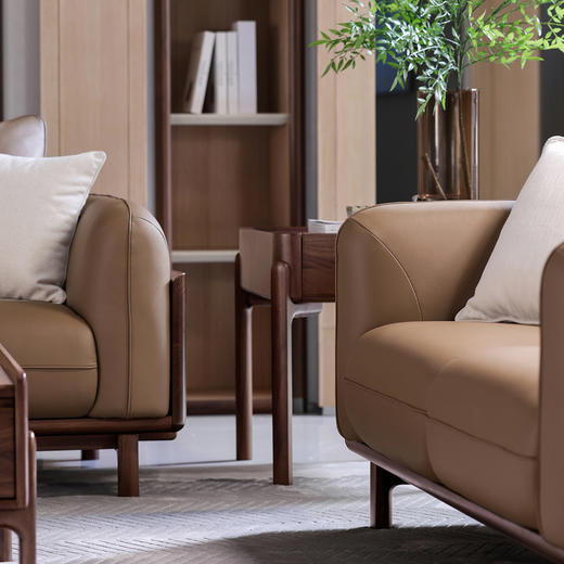 【现代风-CY241角几】现代风 /客厅/ FAS级北美黑胡桃木/实木角几 商品图0