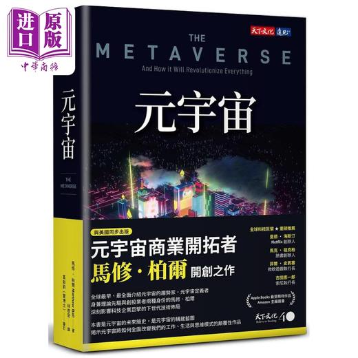 预售 【中商原版】元宇宙 港台原版 马修柏尔 天下文化 商品图0