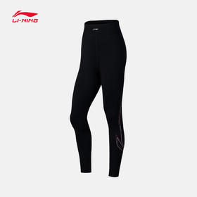 李宁2022新款女瑜伽紧身运动长裤女士跑步长裤健身裤冬季保暖女装