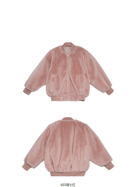 JNBY  22年冬款  亲肤柔软环保材质仿皮草外套  1MAA10330 商品图12