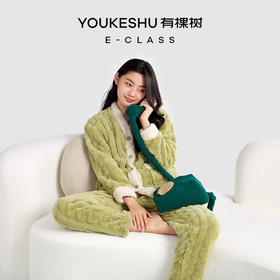 有棵树珊瑚绒女士居家服E-J1009