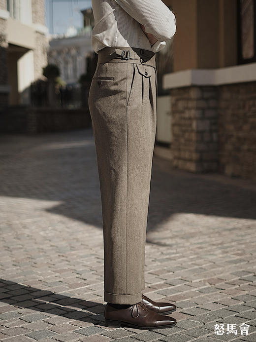 「12色可选」T.INGENIATOR Whipcord 马裤呢澳洲美丽诺羊毛意式工艺裤装 商品图2