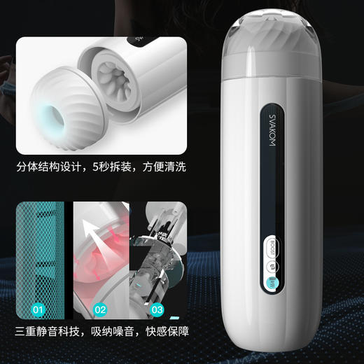 SVAKOM司沃康迪伦吮吸伸缩旋转飞机杯男用电动自慰器男性用品 商品图5