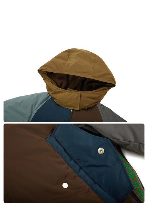 JNBY  22年  宝贝必备拼接色长裤羽绒服   1MAC10550 商品图8