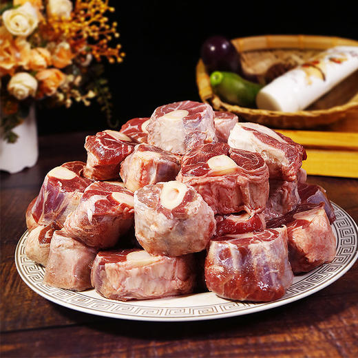 【原切】恒都 带骨羊腿切块500g*2 内蒙草原散养羊腿肉 原切精修切块省心装 商品图4