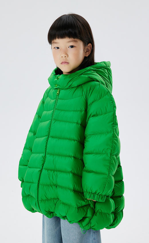 JNBY  22年冬款  宽松版中长款羽绒服  1MAC10580 商品图6