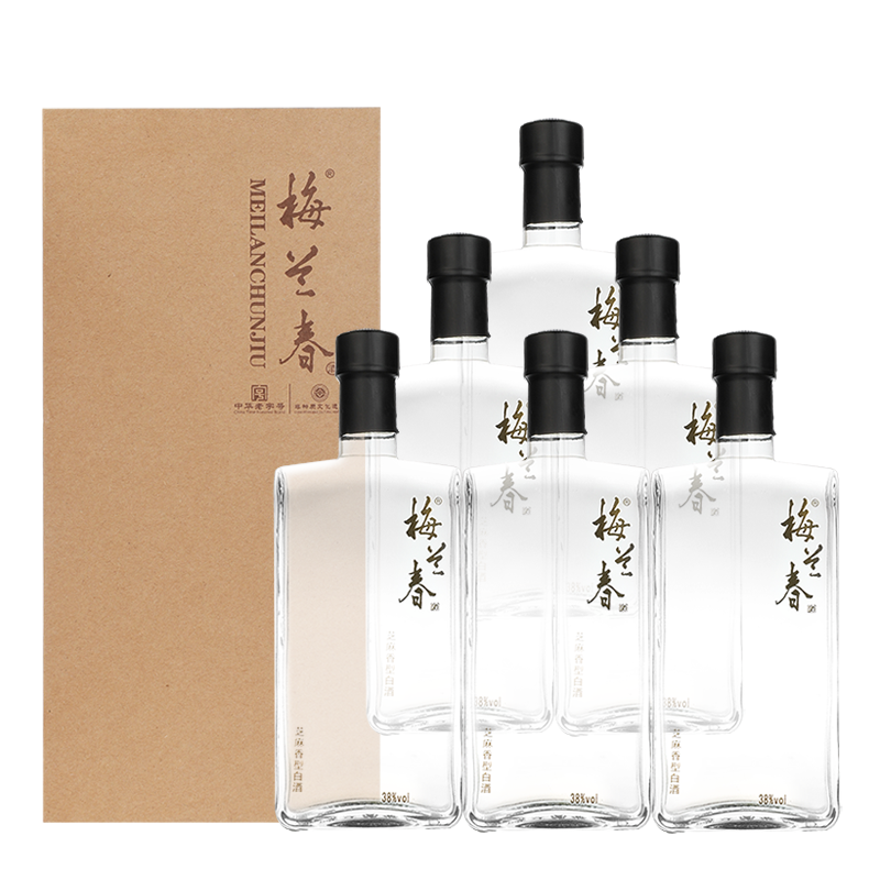 梅兰春 水晶瓶 38度 500ml