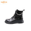 【春节不打烊】Safiya/索菲娅 新潮IP玩趣可拆卸扣饰厚底系带休闲厚底马丁靴 SF24116177 商品缩略图2