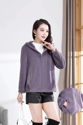 迪雅芝22C－902时尚貂绒短款外套（4）