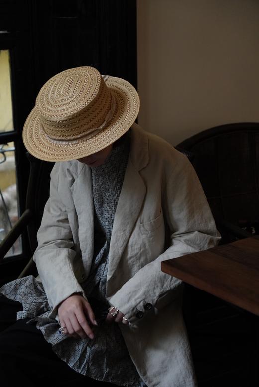 (4折) AU GARCONS 亚麻夹克外套 商品图2