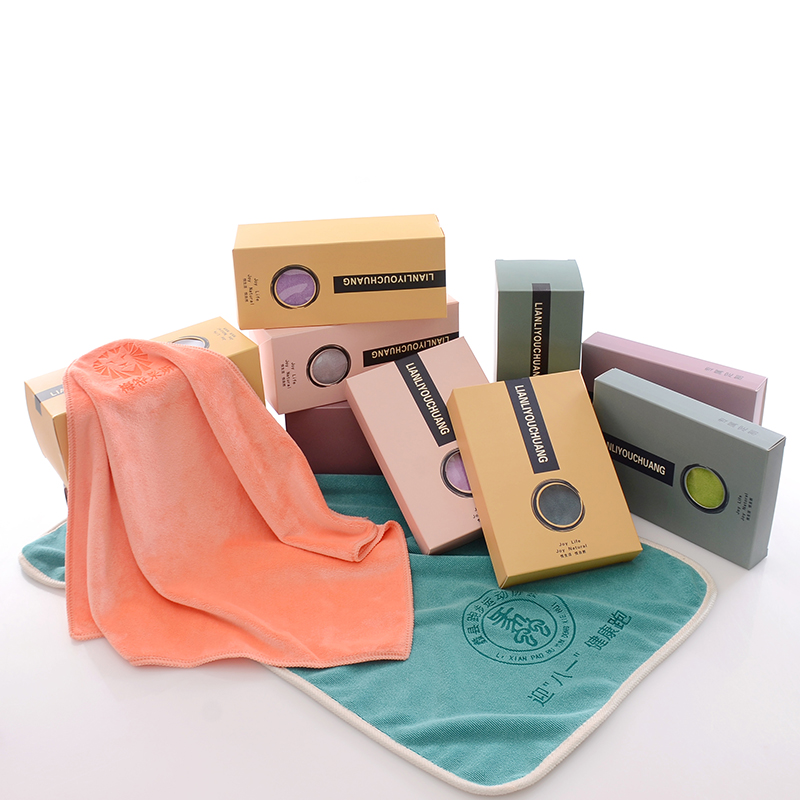 企业伴手礼，毛巾礼盒定制【单条装】