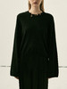 Viktoria Chan | AW22078 Rue cashmere basic [山羊绒圆领毛衣 黑/白] 商品缩略图8